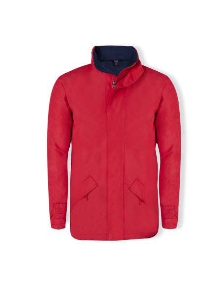 Parka personalizada e impermeable, forro polar, S-XXL.