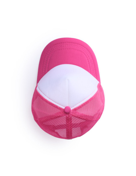 Gorra personalizada Trucker 5 paneles, 100% poliéster, acabado suave