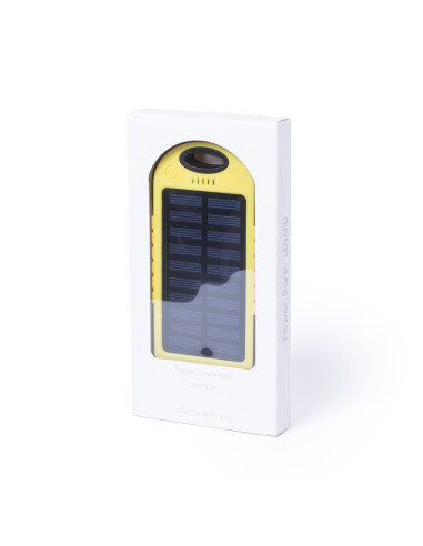 Power Bank Personalizado Solar, 4000 mAh, USB...