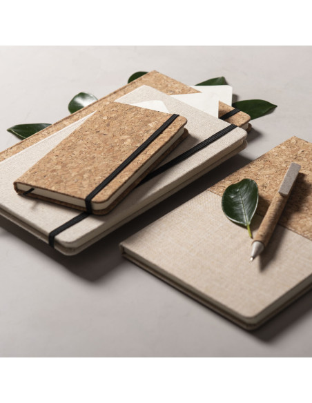 Bloc de Notas con Tapas en Corcho Natural para Personalizar