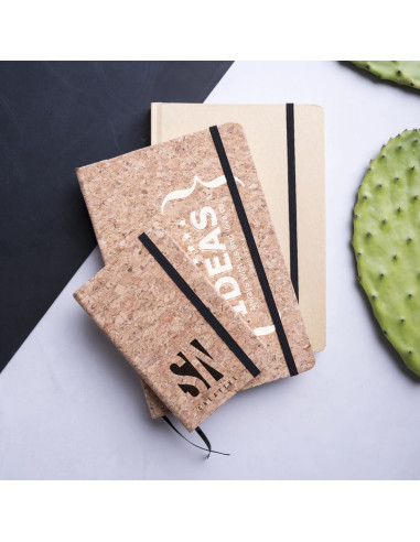 Bloc de Notas con Tapas en Corcho Natural para...