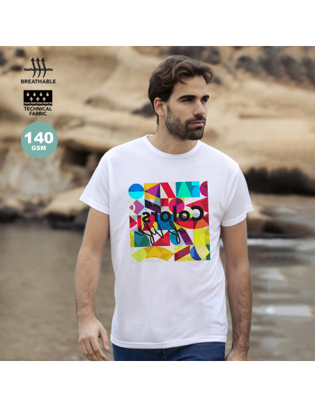 Camiseta Personalizada Adulto 100% poliéster 140g/m²