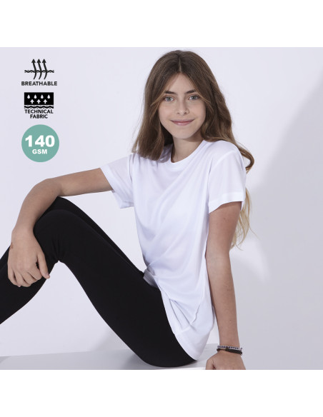 Camiseta Personalizada Niño 100% poliéster 140g/m²