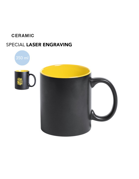 Taza de Cerámica Personalizable de 350ml.