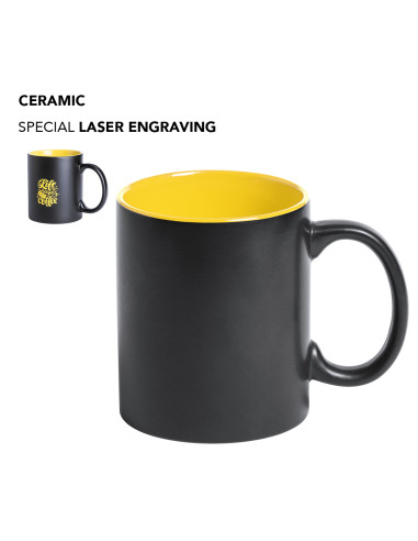 Taza de Cerámica Personalizable de 350ml.