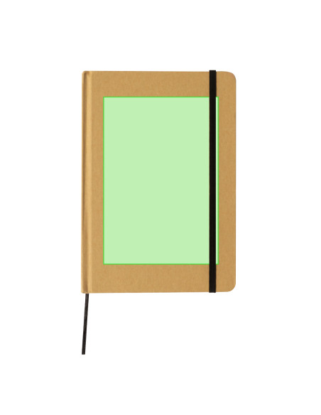 Bloc de Notas, tapas suaves para personalizar en Cartón Natural