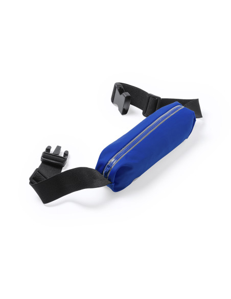 Riñonera personalizada resistente al agua con bolsillo táctil.