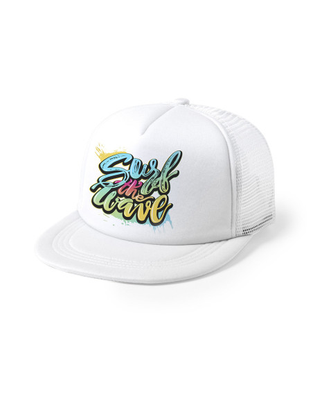 Gorra para Personalizar 5 paneles, 100% poliéster.