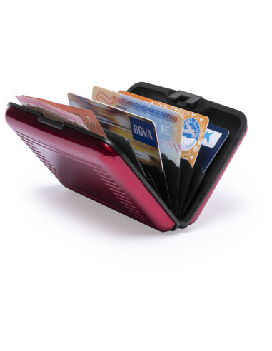 Tarjetero RFID en aluminio personalizado y 6...