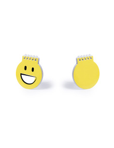 Libreta Publicitaria Diseños Emoji en amarillo. 2