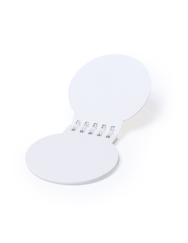 Libreta Publicitaria Diseños Emoji en amarillo.