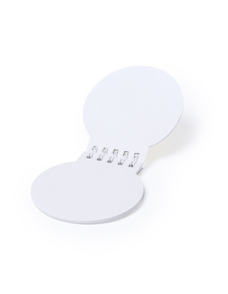 Libreta Publicitaria Diseños Emoji en amarillo.