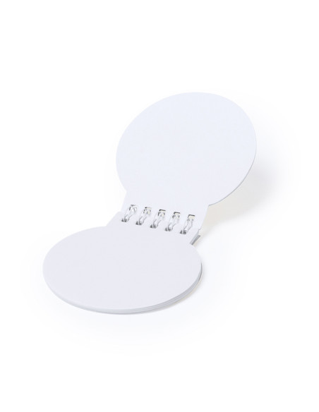 Libreta Publicitaria Diseños Emoji en amarillo.