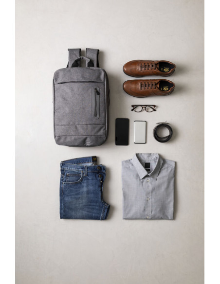 Mochila Publicitaria de Nylon 600D, Diseño Rectangular