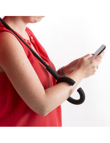 Paraguas personalizados con logo, mango manos...