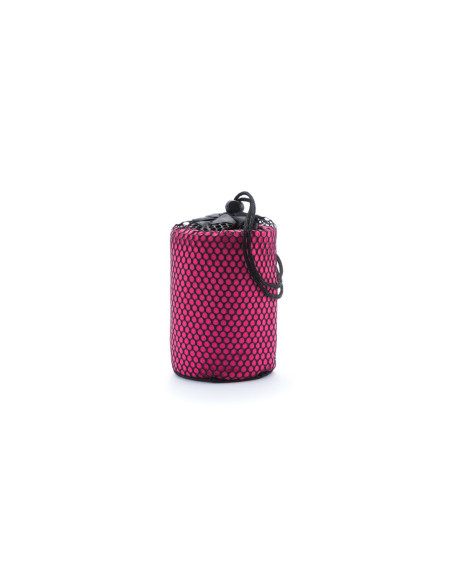 Toalla microfibra personalizada 138x72 con bolsa reciclada.
