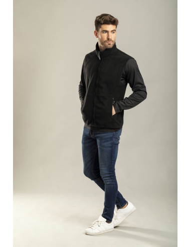 Chaleco personalizado polar fleece, M-XXL.