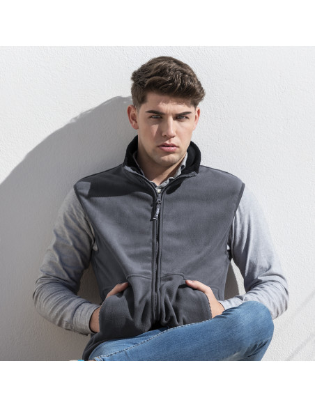 Chaleco personalizado polar fleece, M-XXL.