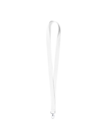 Lanyards personalizados baratos con mosquetón metálico en poliéster