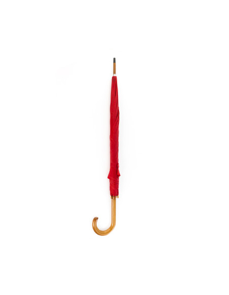 Paraguas publicidad de 105cm y mango de madera.