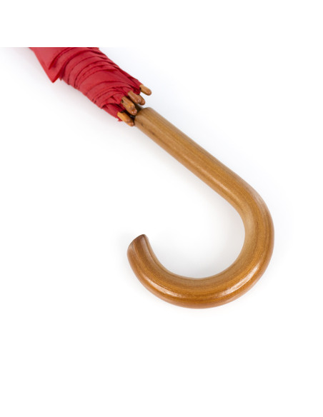 Paraguas publicidad de 105cm y mango de madera.