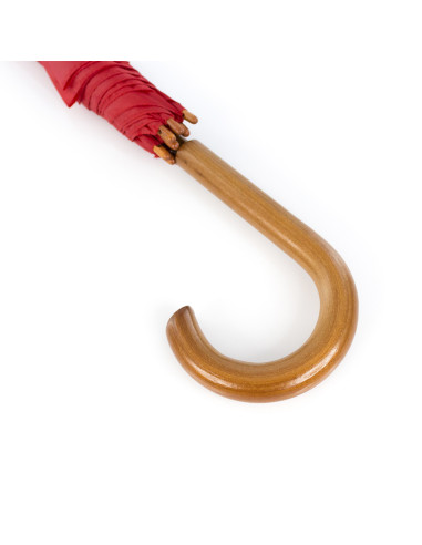 Paraguas publicidad de 105cm y mango de madera.