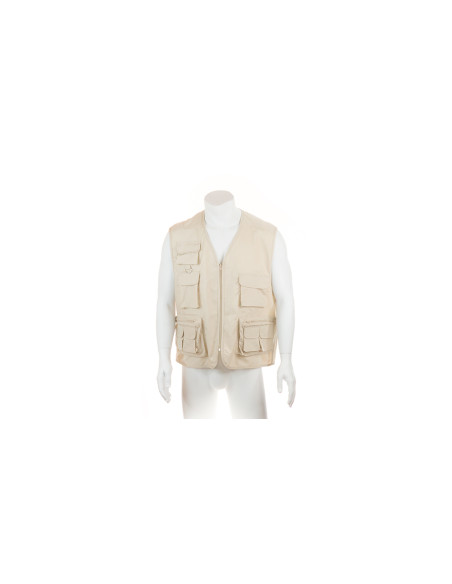 Chaleco de trabajo personalizado, múltiples bolsillos, L-XXL.