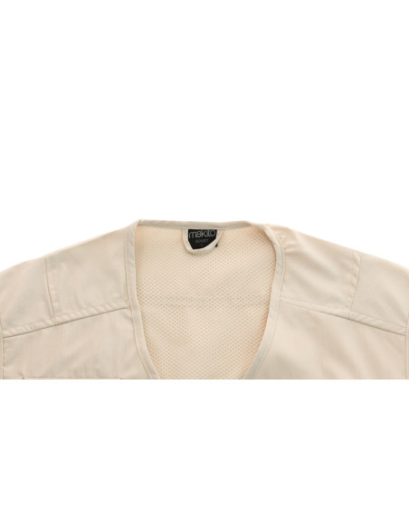 Chaleco de trabajo personalizado, múltiples bolsillos, L-XXL.