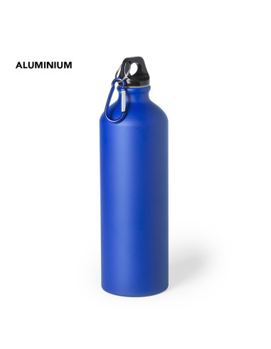 Bidón Personalizado 800ml en Aluminio y mosquetón