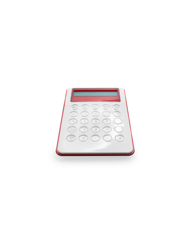 Calculadora personalizada bicolor de 8 dígitos.