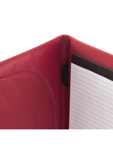 Carpeta en microfibra personalizada con cierre...