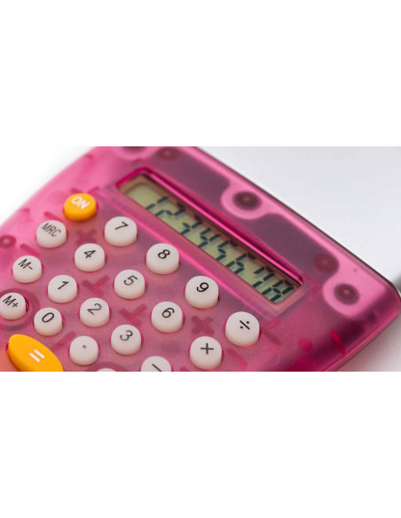 Calculadoras personalizadas ECO con agua.