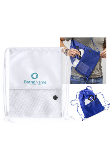 Mochila Promocional de Cuerdas en Poliéster 210D