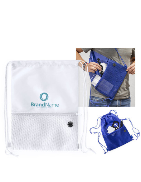 Mochila Promocional de Cuerdas en Poliéster 210D