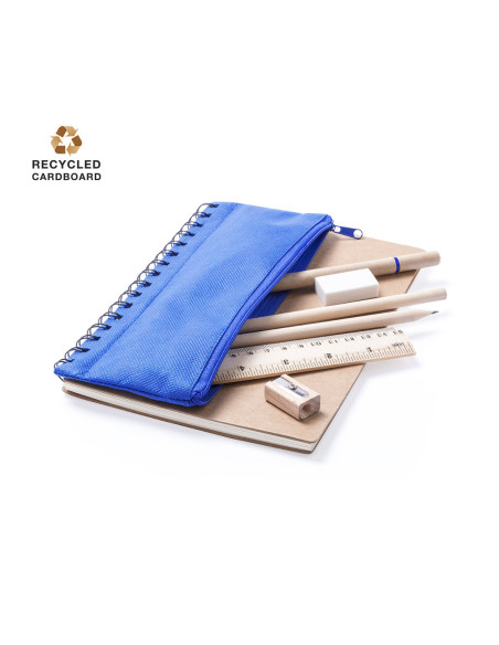 Libreta para Personalizar, Tapas cartón reciclado y Estuche  Poliéster