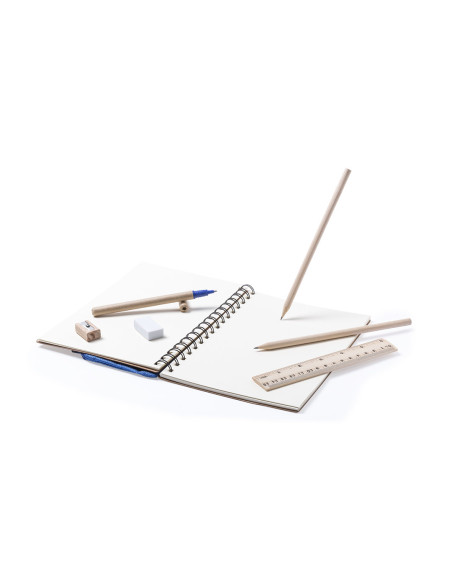 Libreta para Personalizar, Tapas cartón reciclado y Estuche  Poliéster