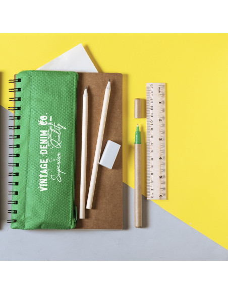 Libreta para Personalizar, Tapas cartón reciclado y Estuche  Poliéster