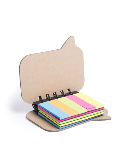 Bloc de Notas adhesivas para Publicidad en Cartón Reciclado Rígido