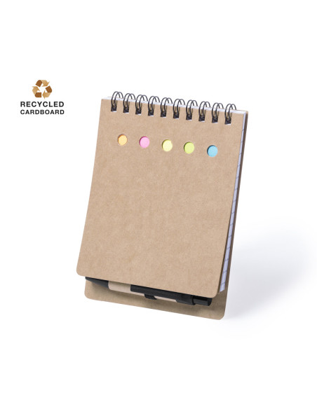 Bloc de Notas Adhesivas de anillas para Publicidad con Bolígrafo