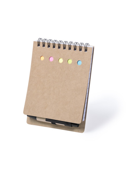 Bloc de Notas Adhesivas de anillas para Publicidad con Bolígrafo