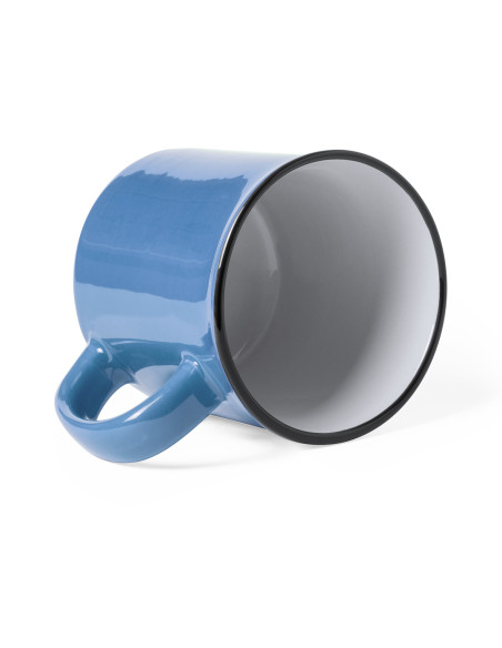 Taza de Cerámica Personalizable de 300ml, Diseño Vintage.