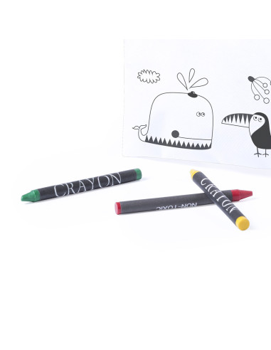 Estuche publicitario diseñado para colorear con...