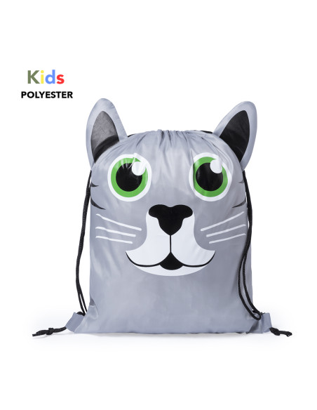 Mochila para Publicidad de Cuerdas plegable Niño, Poliéster 210T