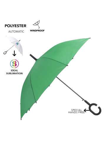Paraguas personalizado 105cm mango manos libres...