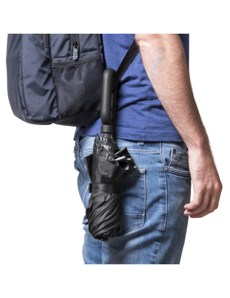 Paraguas para empresas plegable de 100cm con sistema antiviento.