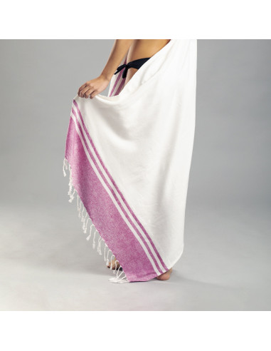 Pareo toalla personalizado, 2 en 1, algodón, rizo.