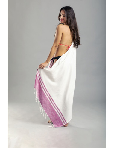 Pareo toalla personalizado, 2 en 1, algodón, rizo.