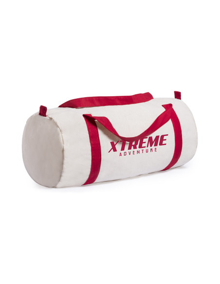 Bolsa de deporte en algodón personalizada con asas reforzadas.