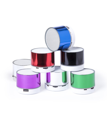 Altavoz iluminado personalizado Bluetooth®, 3W, radio FM.