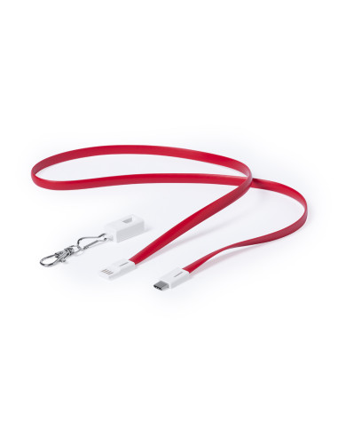 Cable USB personalizado tipo C, mosquetón,...